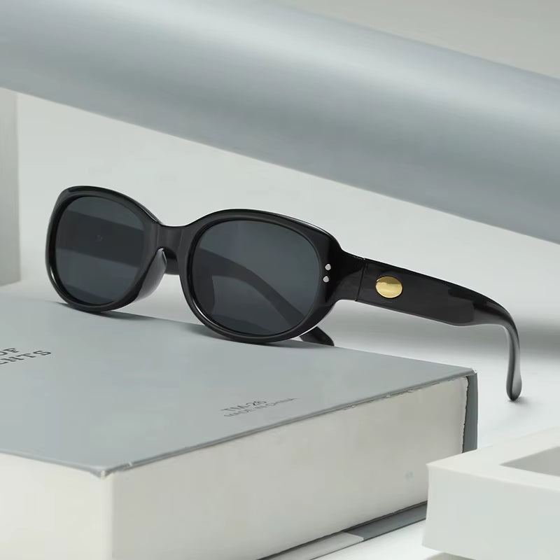 New European and American Oval Frame Sunglasses High Quality Women'S Fashionable Sun Glasses Wholesale